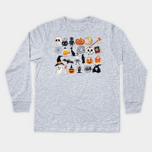 It's the Little Things - Halloween Spooky Holiday Kids Long Sleeve T-Shirt